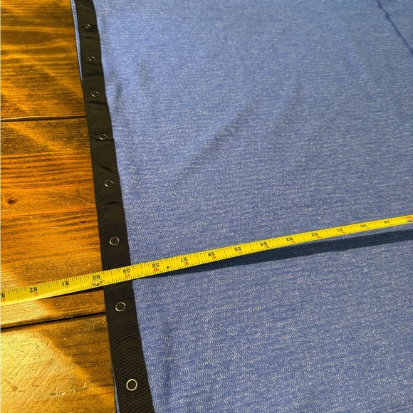 Lululemon Vinyasa Scarf. Blue with snaps - Picture 6 of 9